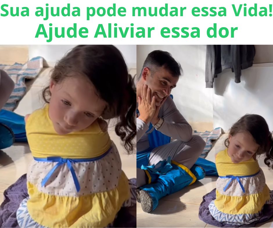 💛 Kerllen: 6 anos sem pernas, precisa de fraldas e cadeira de rodas